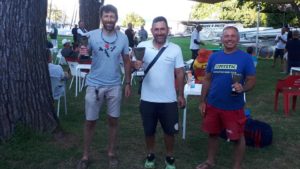 podio della regata contender di Bracciano 2020