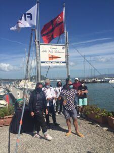 luca bonezzi vince la regata contender di talamone